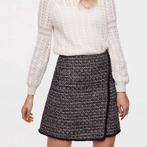 Gorgeous Sparkle Fringe Tweed Wrap Skirt!